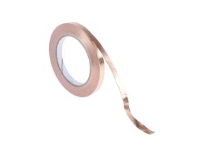 Taśma metalizowana, 0.06mm BS EN 60454 – część 2 x 10mm x 33m, 4,5 N/cm, RS PRO