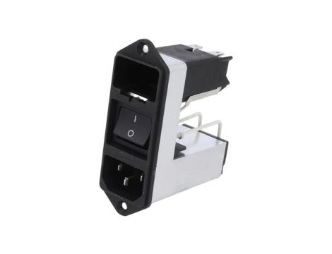 CD24.1101.151Złącze zasilające AC gniazdo męskie 2A 250VAC IEC 60320 4mH