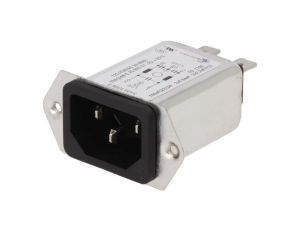 Złącze zasilające AC gniazdo męskie 10A 250VAC IEC 60320 5120.1006.0