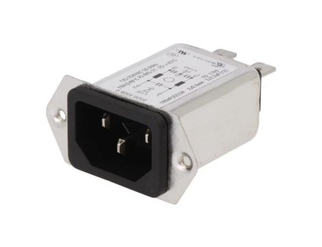 5120.1006.0Złącze zasilające AC gniazdo męskie 10A 250VAC IEC 60320