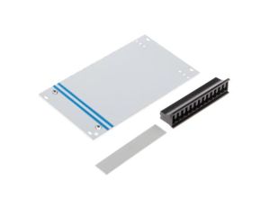 Panel przedni do szafy RACK, 3U x 14KM, kolor: Szary, RS PRO