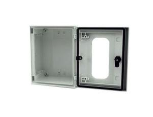 Szafka ścienna rozdzielcza Jasnoszary, materiał: Plastik wzmacniany włóknem szklanym, IP66, RS PRO RAL 7035