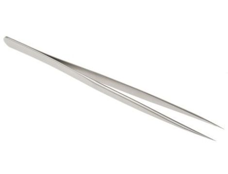 Pęseta, dł. 140, antymagnetyczna, materiał: Stal nierdzewna, RS PRO