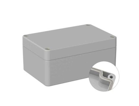 Obudowa ogólnego użytku ekranowana Szary IP66 Silikon, 80 x 120 x 55mm, RS PRO 5U2