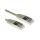 Kabel kat. 5, F/UTP, 1m, Szary, PVC, złącze: Wtyk RJ45/męski RJ45