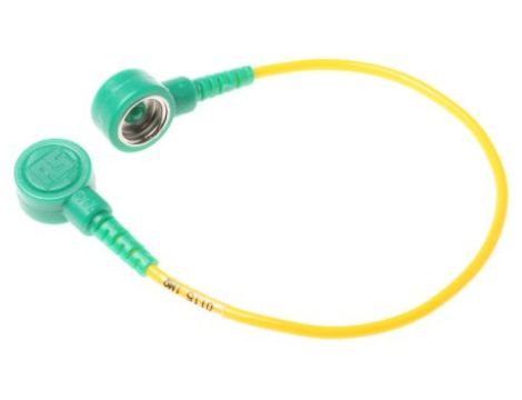 Przewód uziemiający ESD Żółty Tak, dł. 0.18m, 1M, RS PRO