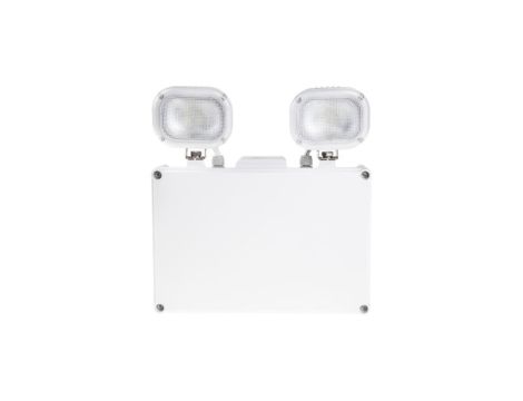 Oświetlenie awaryjne IP65 Podwójne punktowe 2 x 7,5 W LED