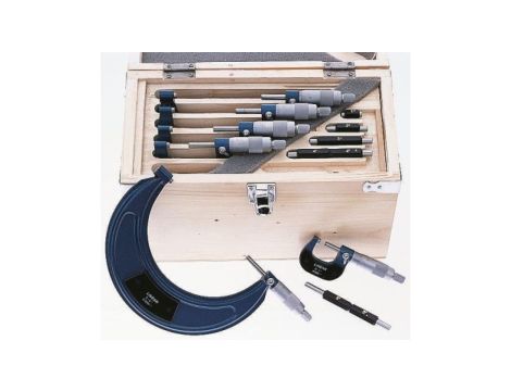 Mikrometr, typ: Zewnętrzny, dokł. 0.001 in, rozdz. 0.0001 in, zakres: 0 mm →152 mm, Jednostki brytyjskie