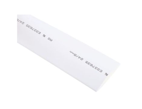 Osłona termokurczliwa Biały 3:1, średnica 24mm, dł. 3m, RS PRO