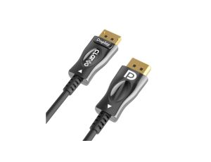 CLAROC Kabel optyczny DisplayPort 1.4 8K Ultra High Speed UHD AOC 8K@60 4K@120 płaski 10m