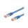 S/FTP6A-CU-050BL Patch cord S/FTP 6a linka Cu LSZH niebieski 5m 27AWG