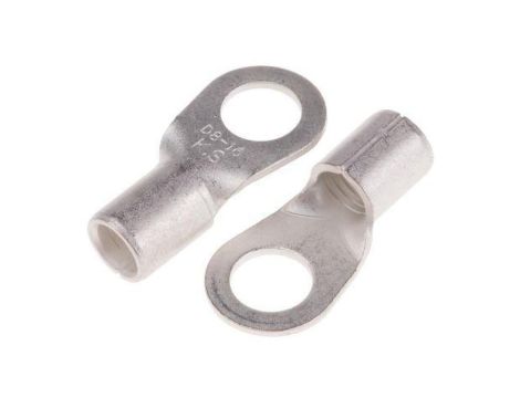 Zacisk oczkowy rozmiar przewodu 16mm2 O 8.4mm nieizolowany średnica wew 8.4mm RS PRO /25szt./