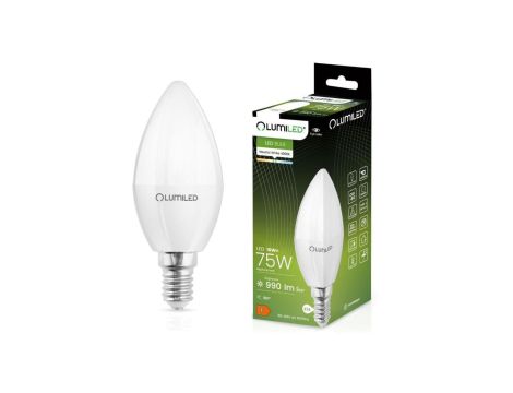 Żarówka LED E14 B35 10W = 75W 990lm 4000K Neutralna 180 LUMILED