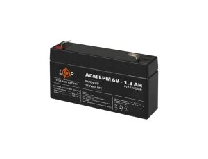 AKUMULATOR AGM 6V 1.3Ah 7.8 Wh DO UPS ZASILACZE AWARYJNYCH