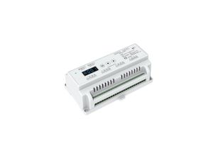 Odbiornik LED DMX512 Skydance - 12 kanałowy - 12-24V DC 12x5A - na szynę DIN - Dekoder DMX - D12