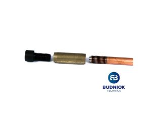 Uziom 6m komplet MIEDZIOWANY 5/8 + osprzęt