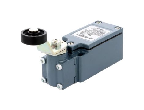 FM551 Wyłącznik krańcowy dźwignia R 40mm, rolka z tworzywa Ø20mm