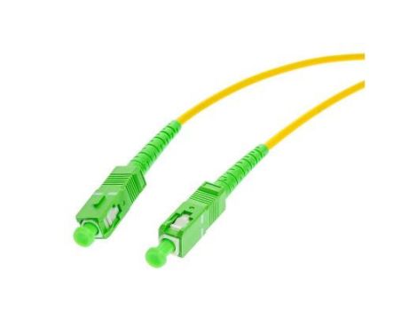 PATCHCORD ŚWIATŁOWODOWY SM 1M SIMPLEX 9/125, SC/APC-SC/APC 3MM