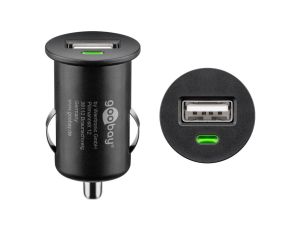 Ładowarka samochodowa (1xUSB) - Wersja kolorystyczna Czarny
