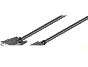 Kabel DVI-D/HDMI™, niklowany - Długość kabla 5 m