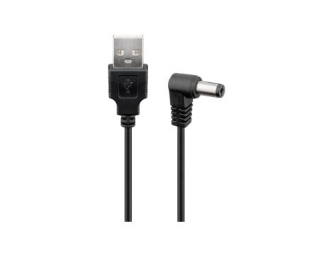 Kabel USB–DC 5,5 x 2,1 mm - Długość kabla 1 m