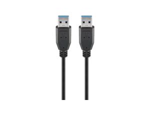 Kabel USB 3.0 Superspeed, Czarny - Długość kabla 5 m
