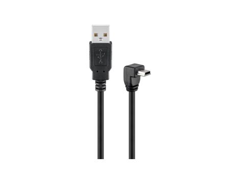 Kabel USB 2.0 Hi-Speed 90, Czarny - Długość kabla 1.8 m