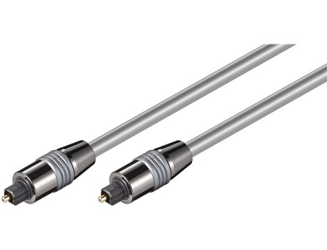 Toslink kabel 6mm z metalowych złączy - Długość kabla 3 m