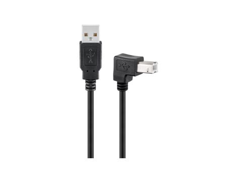 Kabel USB 2.0 Hi-Speed, Czarny - Długość kabla 1 m