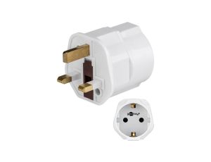 Adapter sieciowy UK, biały