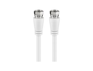 Kabel antenowy SAT (klasa A+, 95 dB), 3x ekranowany - Długość kabla 1 m