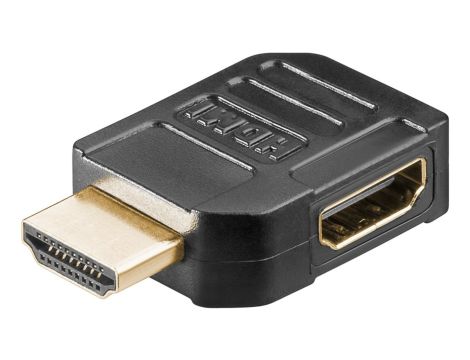 Adapter HDMI™, pozłacany - Wersja kolorystyczna Czarny
