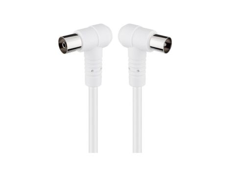 Kabel antenowy kątowy (80 dB), podwójne ekranowanie - Długość kabla 1.5 m