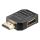 Adapter HDMI™, pozłacany - Wersja kolorystyczna Czarny