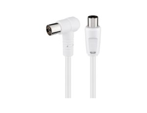 Kabel antenowy kątowy (80 dB), podwójne ekranowanie - Długość kabla 1.5 m