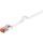 CAT 6 kabel krosowy płaski,U/FTP, biały - Długość kabla 1.5 m