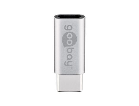 Adapter USB-C™ na USB 2.0 Micro-B, srebrny