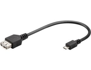 Adapter USB Micro-B / USB A OTG do szybkiego podłączania kabli ładujących