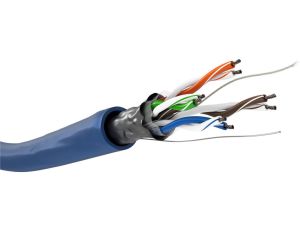 CAT 5e kabel sieciowy, F/UTP - Wersja kolorystyczna Niebieski