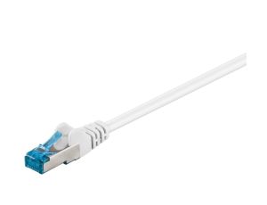 CAT 6AKabel łączący, S/FTP (PiMF), biały - Długość kabla 0.25 m