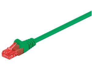 CAT 6Kabel łączący, U/UTP, Zielony - Długość kabla 2 m