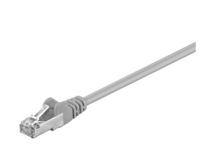 CAT 5e Kabel łączący, F/UTP, Szary - Długość kabla 3 m