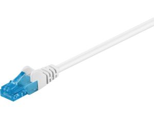 CAT 6AKabel łączący, U/UTP, biały - Długość kabla 1 m