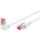 CAT 6Kabel łączący 1x 90 pod kątem,S/FTP (PiMF), biały - Długość kabla 10 m