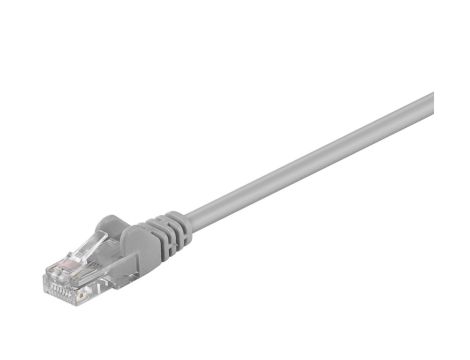 CAT 5e Kabel łączący, U/UTP, Szary - Długość kabla 25 m
