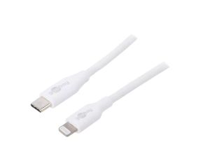 Kabel USB 2.0 Apple Lightning wtyk, USB C wtyk 2m biały 87W 39448