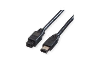 Kabel ROLINE IEEE 1394b / IEEE 1394, 9/6-stykowy, czarny, 1,8 m