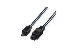 Kabel ROLINE IEEE 1394b / IEEE 1394, 9/4-stykowy, czarny, 1,8 m