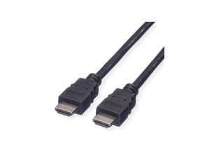 VALUE kabel do monitora HDMI High Speed, M/M, zwart, 1 m