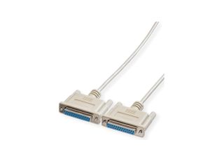 Kabel ROLINE RS232 D25 F/F, 1,8 m